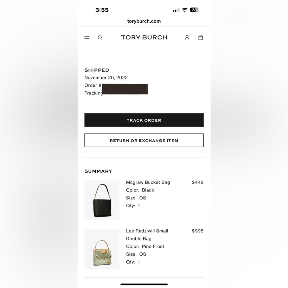 Tory Burch Lee Radziwill small in pine frost - Picture 9 of 9